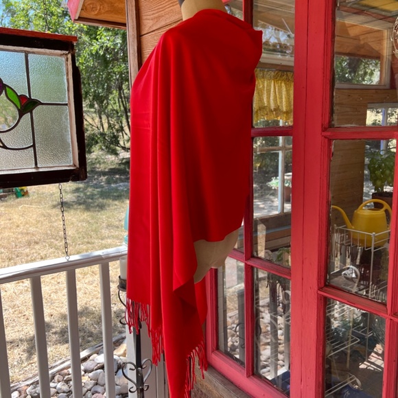 100% CASHMERE Oversized Wrap/Shawl - Picture 3 of 9
